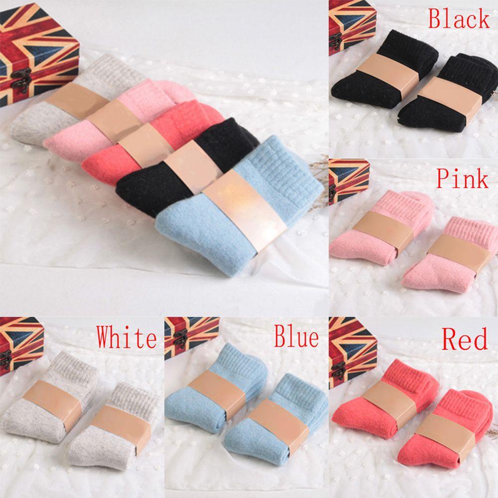 CACTU Vớ Cotton Mềm Giữ Ấm Màu Sắc Tự Nhiên Cho Nữ