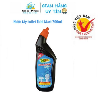 Nước Tẩy rửa nhà tắm và Toilet Diệt khuẩn 99.9% Tươi Mart (700ml) - Bảo vệ an toàn cho gia đình bạn