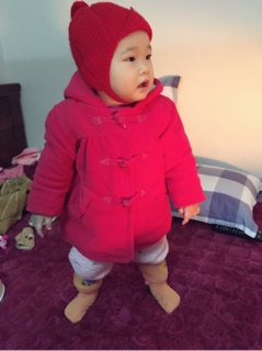 Áo khoác bông bé gái George
