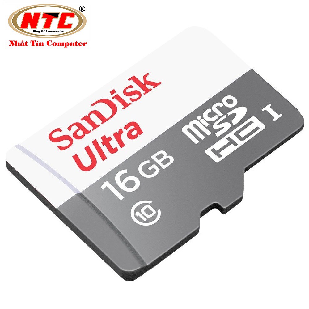 Thẻ nhớ MicroSDHC SanDisk Ultra 533X 16GB 80MB/s (Bạc) - Không Box