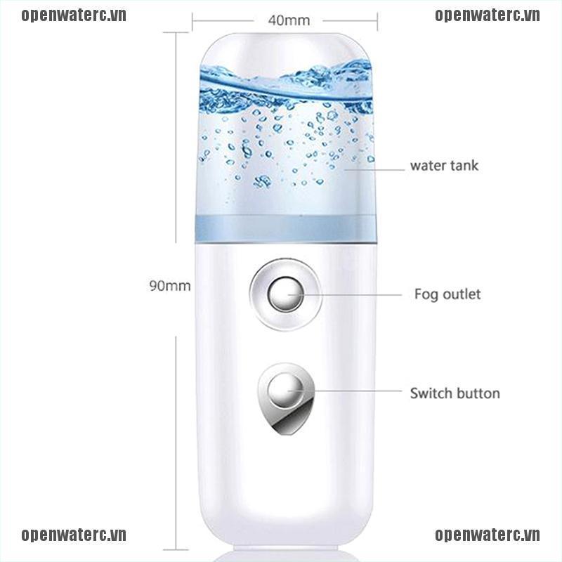 OPC Nano Mist Maker USB Air Humidifier Handheld Diffuser For Skin moisturizing