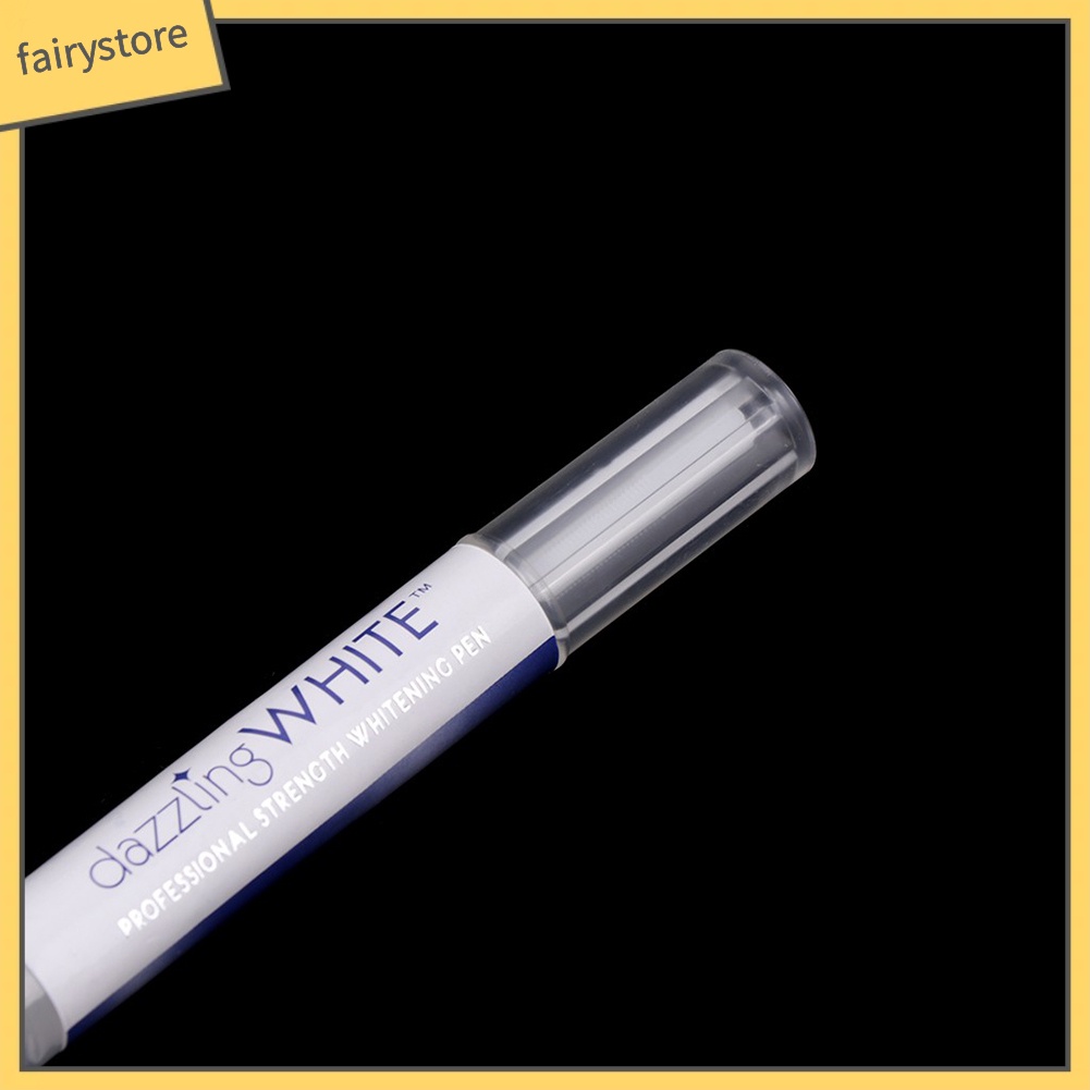 FS_Dazzling White Rotary Teeth Whitening Pen Tooth Cleaning Stain Remover Oral Care