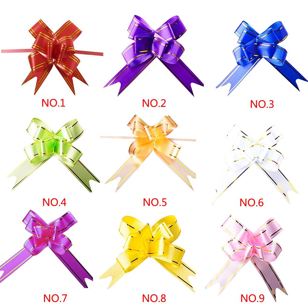 Set 10 Nơ Ruy Băng Trang Trí Xe Hơi Đám Cưới