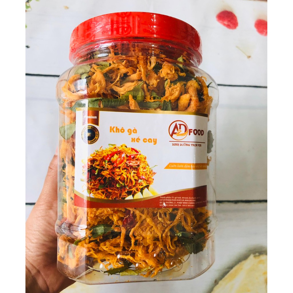 combo 5kg khô gà dai đóng hộp