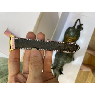 Dây đồng hồ da cá sấu cao cấp  K&T