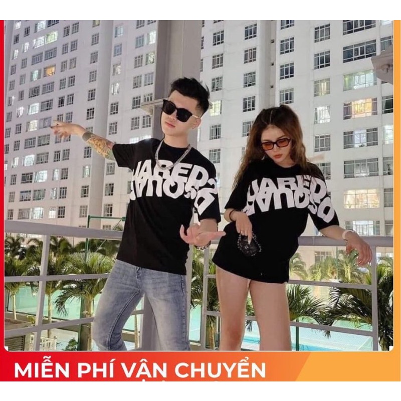 Áo phông nam nữ chữ chéo