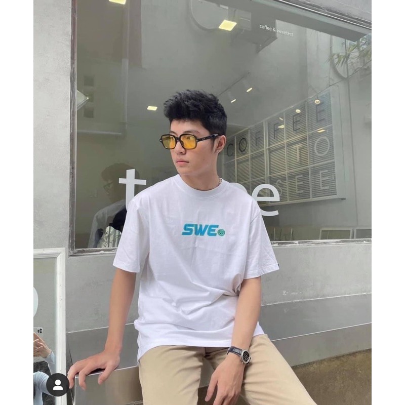 Áo thun unisex swe Quả cầu Nam nữ Full Tag Hãng áo thun tay lỡ nam nữ chất cotton | BigBuy360 - bigbuy360.vn