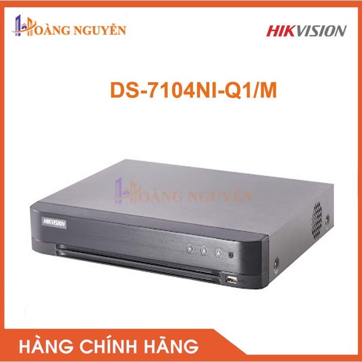 [NHÀ PHÂN PHỐI] Đầu ghi IP 4 kênh Hikvision DS-7104NI-Q1/M chuẩn H.265+