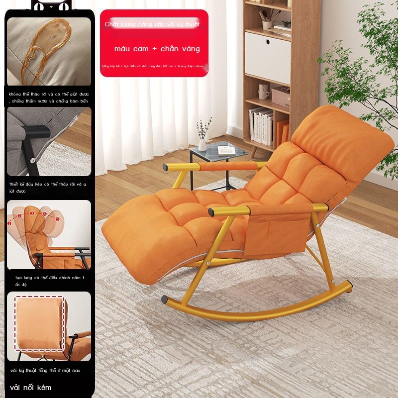 Công nghệ vải ghế bập bênh ban công nhà thư giãn ghế sofa lười có thể nằm và ngủ