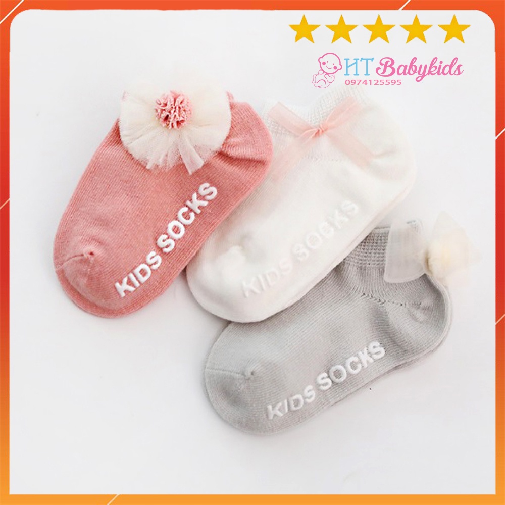 [ LAST SALE ] Combo 3 Đôi Tất Kids Socks Đáng Yêu Cho Bé