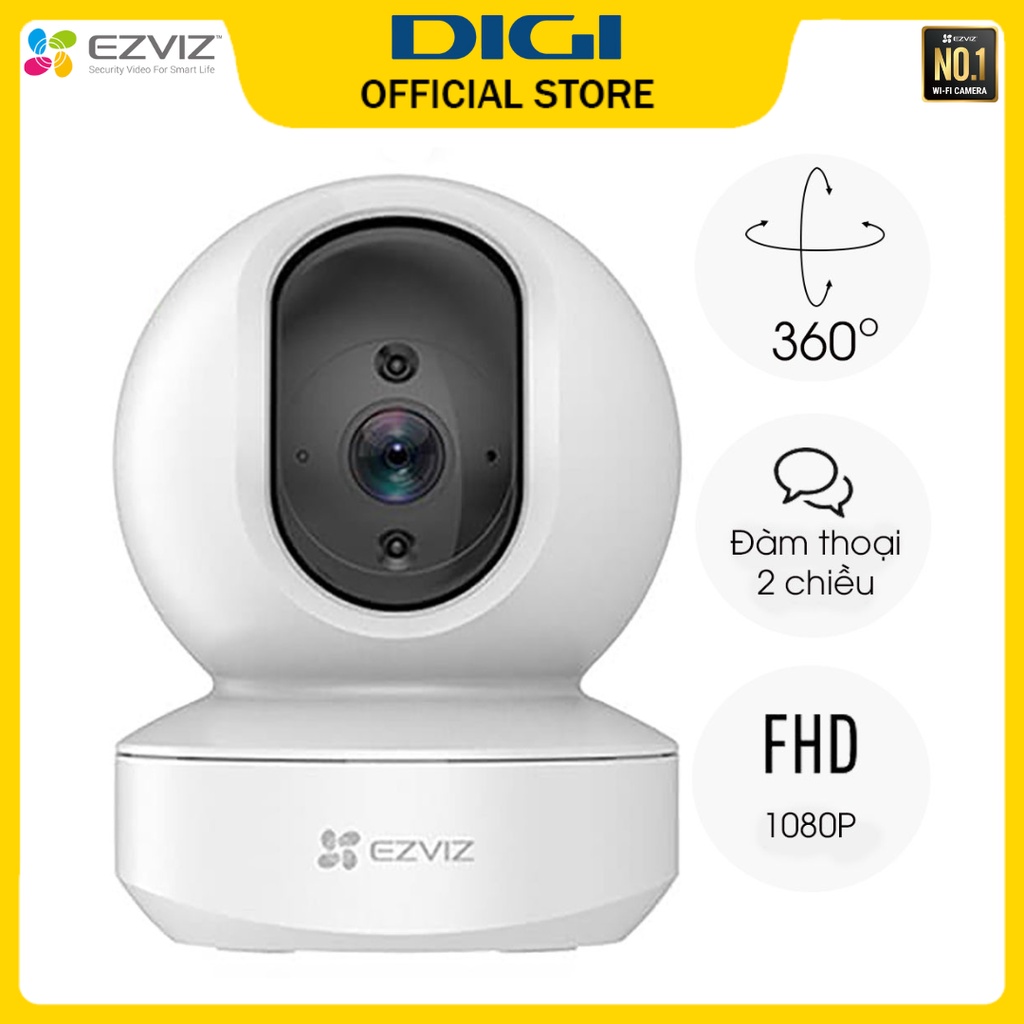 Camera Wifi Không Dây EZVIZ TY1 2MP, Đàm Thoại 2 Chiều, Xoay 360 Độ, Phát hiện chuyển động - DIGI SmartHome