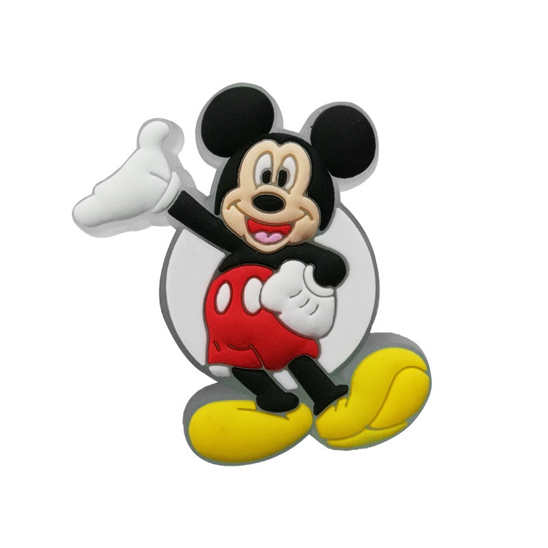 Phụ Kiện Trang Trí Giày Hình Mickey / Jibits / Người Sắt / Croc / Thomas Jibits Phát Sáng Trong Bóng Tối Dễ Thương