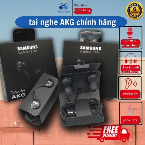 TAI NGHE SAMSUNG AKG S10⚡[ 𝗛𝗮̀𝗻𝗴 𝗖𝗵𝗶́𝗻𝗵 𝗛𝗮̃𝗻𝗴 ] ❤️ JACK 3.5m AKG S10/s10+/S9/S8 ZIN [HÀNG FULLBOX+BẢ