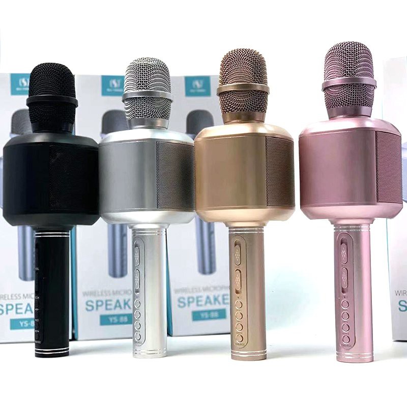 Micro karaoke bluetooth YS 88 89 Micro kiêm loa karaoke SU YOSD - Chỉnh echo ngay trên mic - Tích hợp thay đổi giọng nói