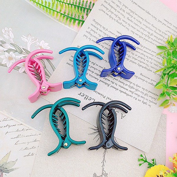 Combo 5 kẹp càng cua 3 răng ✅ FREESHIP  Combo 5 kẹp càng cua 3 răng màu ngẫu nhiên giá rẻ cực xinh - Phát Huy Hoàng