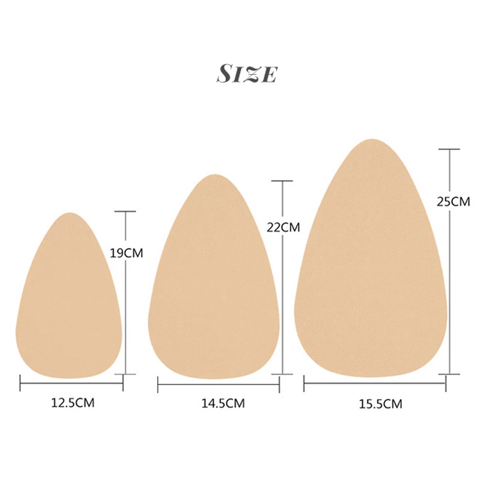 Miếng dán nâng ngực hình tam giác bằng silicone size S/M/L