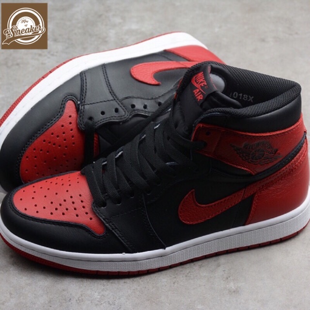 NEW- | Bán Chạy | Giầy Air Jordan jordan 1 retro high bred đỏ đen cao cấp thời trang chơi phố KHO Xịn Nhẩt 2021 $ !