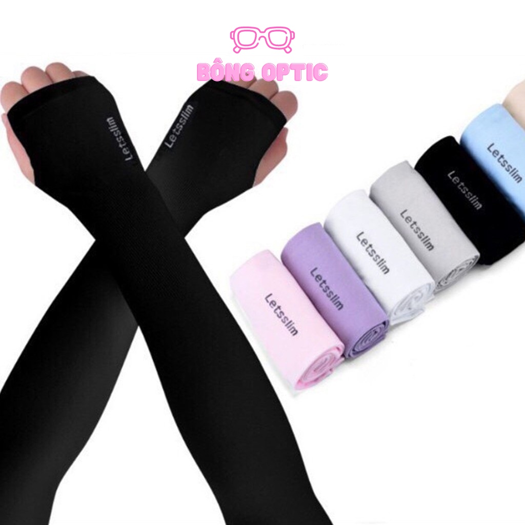 Bộ 2 Ống Tay Chống Nắng, Găng Tay Chống Nắng Hàn Quốc Let's slim