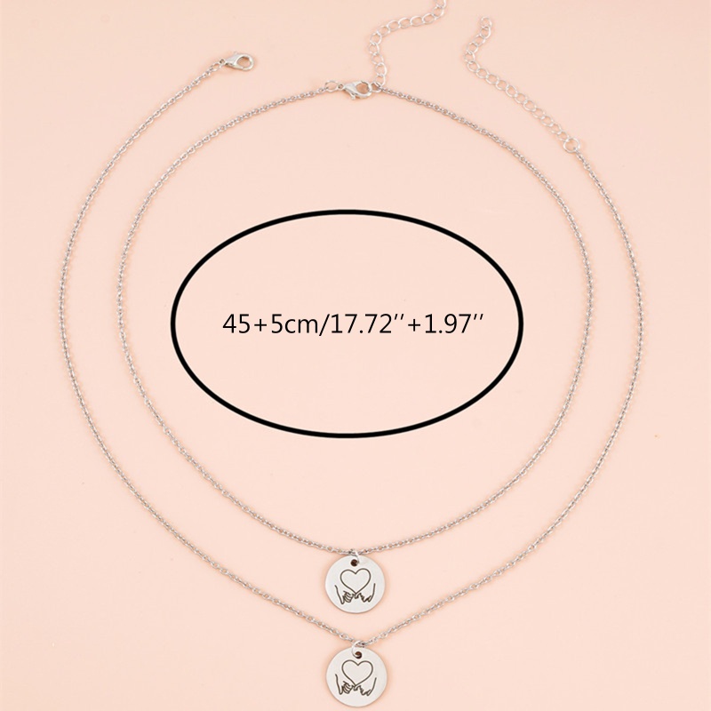 Vòng cổ Thép Titan Mặt Trái Tim Thời Trang Cho Cặp Đôi