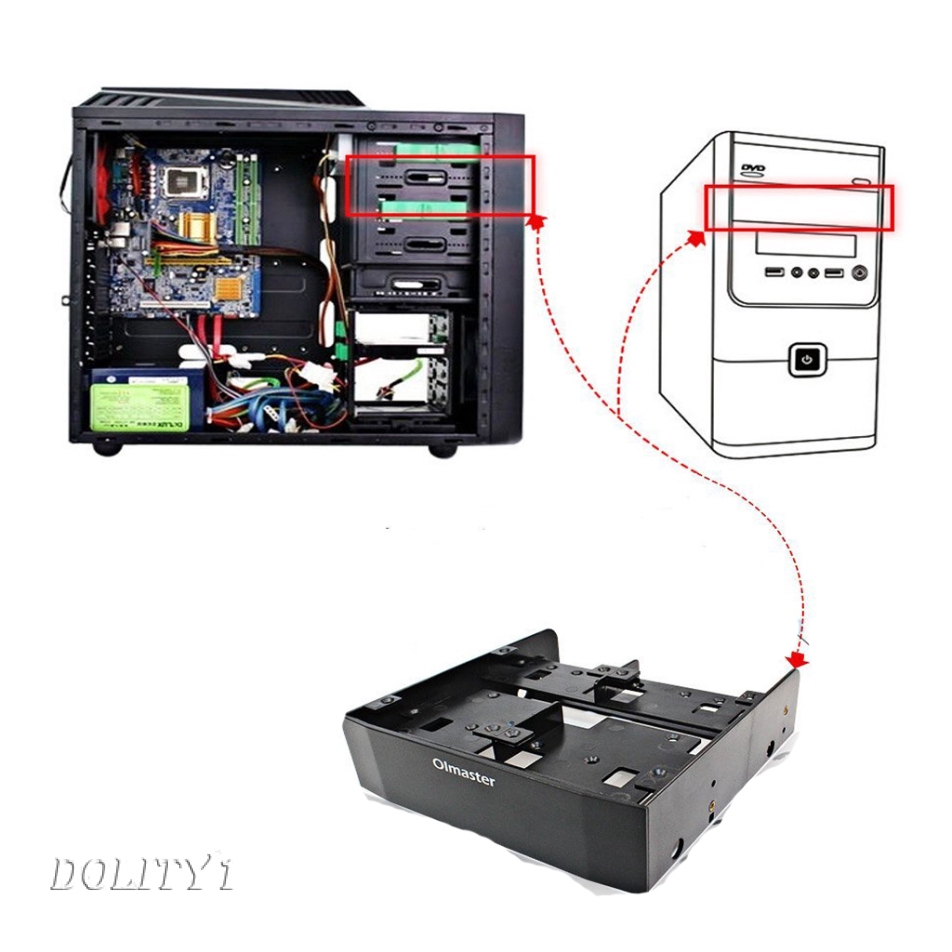 Khay chuyển ổ cứng 5.25 Inch sang 3.5 Inch chuyên dụng cho PC | BigBuy360 - bigbuy360.vn