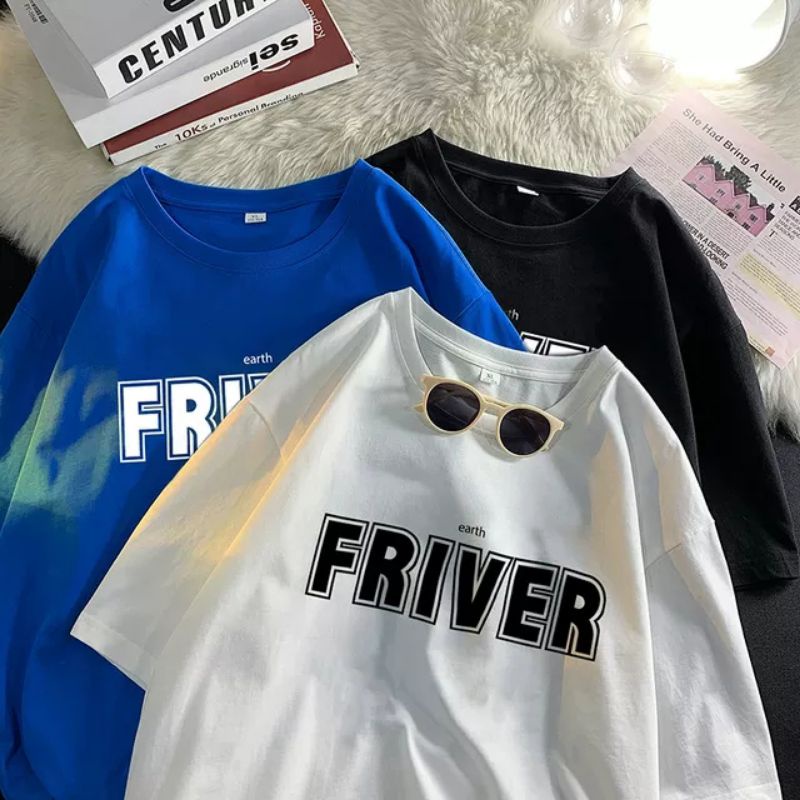 Áo thun tay lỡ nam nữ, áo phông unisex from rộng chất dày đẹp in hình VER