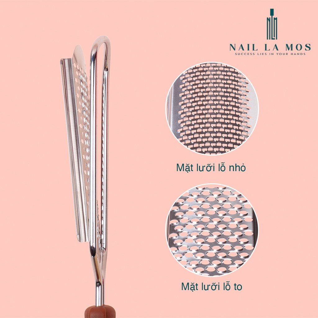 Mặt lưỡi chà gót chân thay thế - dụng cụ chà gót chân inox 304 chuyên dụng cho dân làm móng