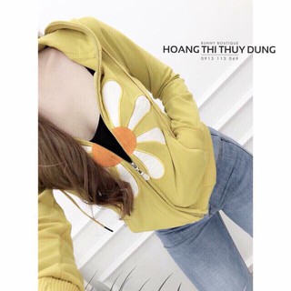 ÁO KHOÁT DA CÁ Bông Hoa [Henry Shop]