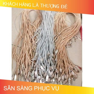 Dây Sạc Dài 3m Cho Android Và Iphone Dây Dù Bền Đẹp Dài 3m