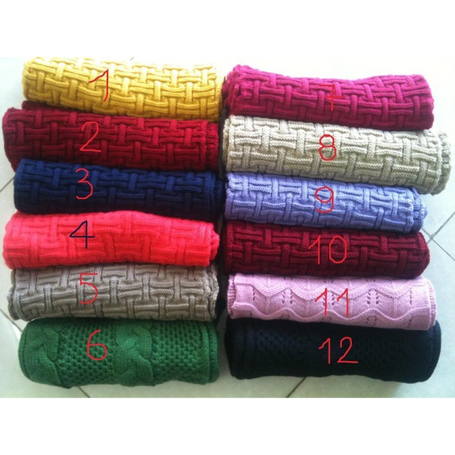 Combo sỉ 10 khăn len ống các màu