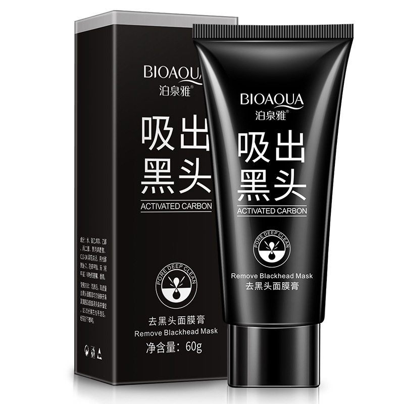 Gel Lột Mụn Đầu Đen Than Tre Bioaqua(Tuýp Đen) 60g 2022