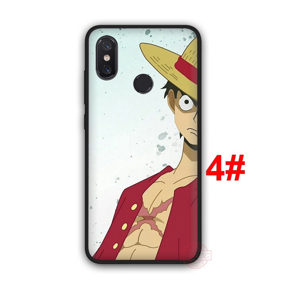 Ốp điện thoại mềm in hình anime One Piece cực chất cho Xiaomi Mi 8 SE 9 SE A2 Lite 8 Lite A1 F1 5X 6X Max 3