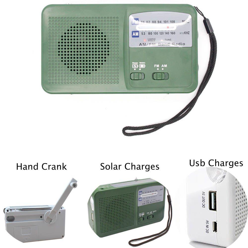 Đèn Pin Tích Hợp Radio Khẩn Cấp SHOUKEY Cổng Sạc USB Tiện Dụng