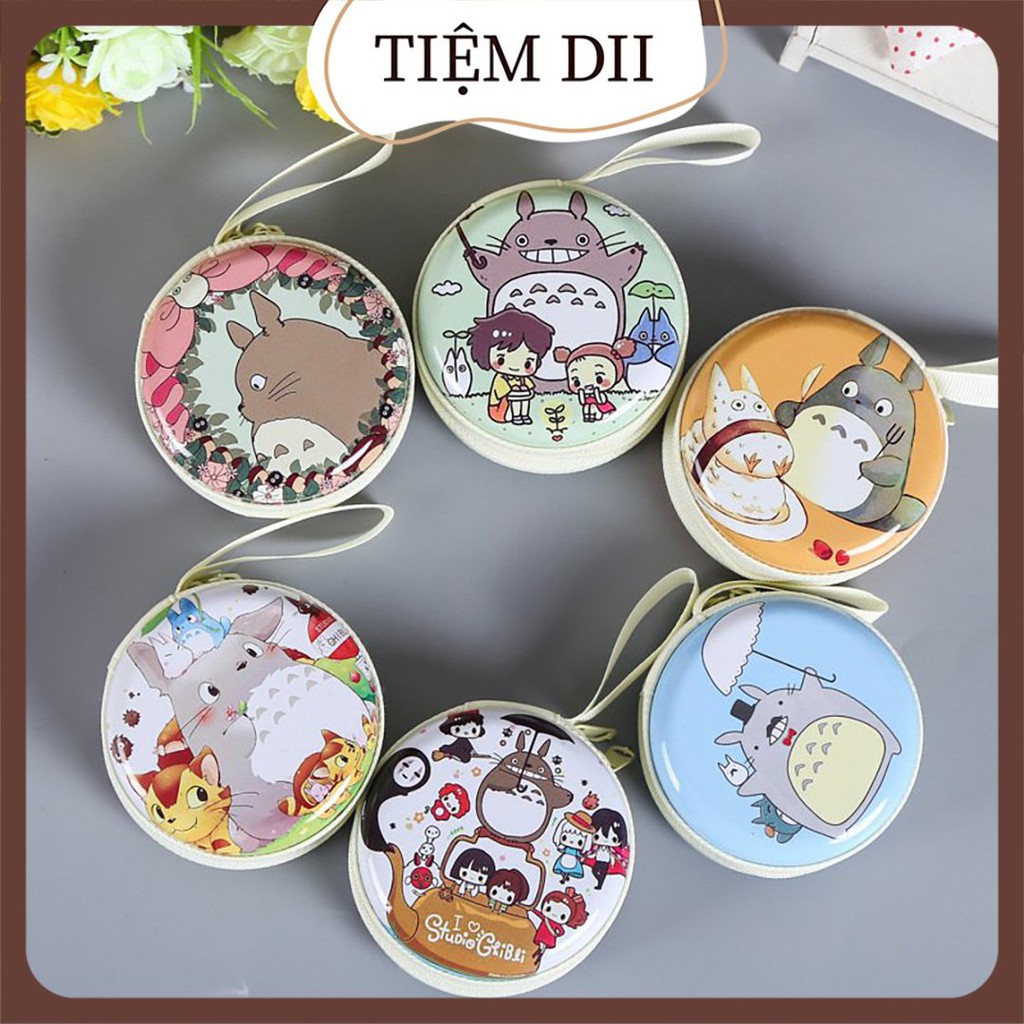 Hộp Đựng Cute Họa Tiết Cute Hot Tiktok Đựng Tai Nghe, Cáp Sạc, Đồ Dùng Mini