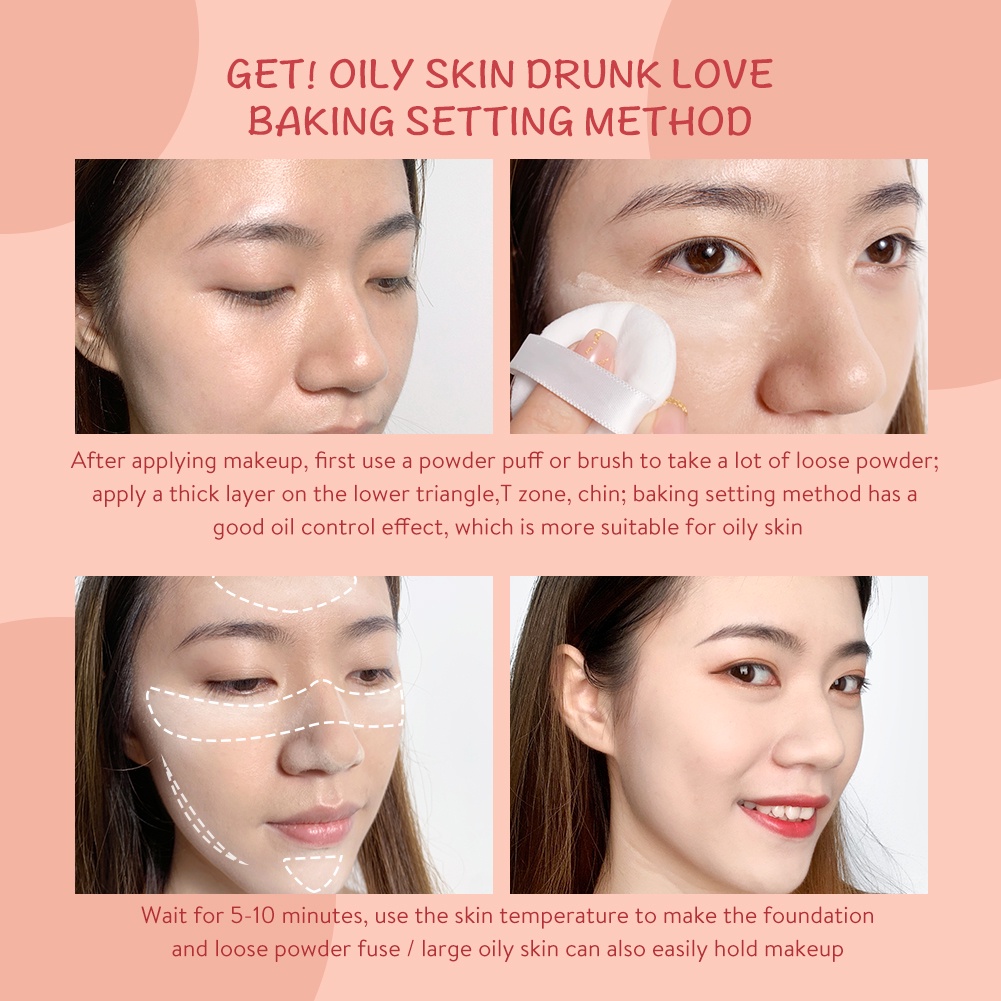 Phấn Phủ GECOMO 55g Lâu Trôi Kiềm Dầu Chất Lượng Cao