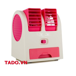 ( tốt ) Quạt điều hòa mini có khay đá 2 cửa thông gió THÔNG MINH GD783