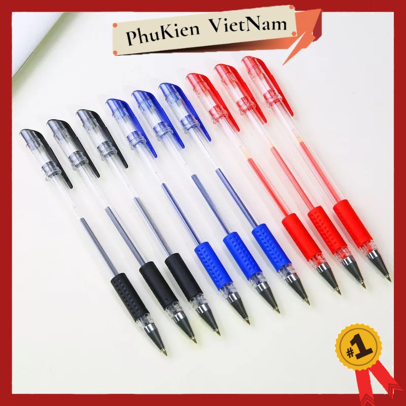 Bút bi nước văn phòng 0.5mm đủ 3 màu ✅✅