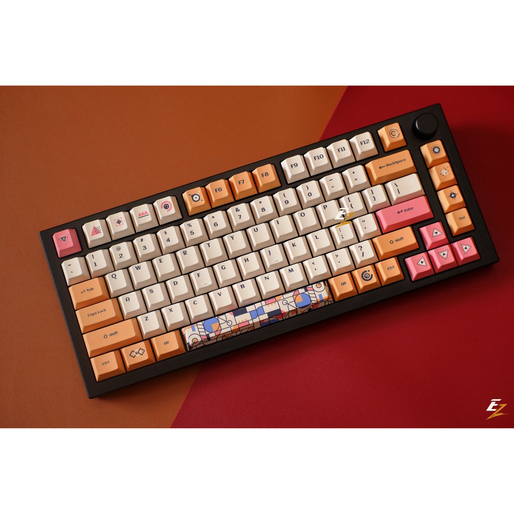 Keycap DAGK Orange Cho Bàn Phím Cơ Chất Liệu Thick PBT Cherry Profile In Dyesub 128 Phím | Gearbros