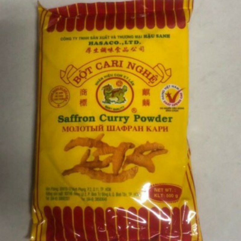 bột nghệ cari gói 500gr
