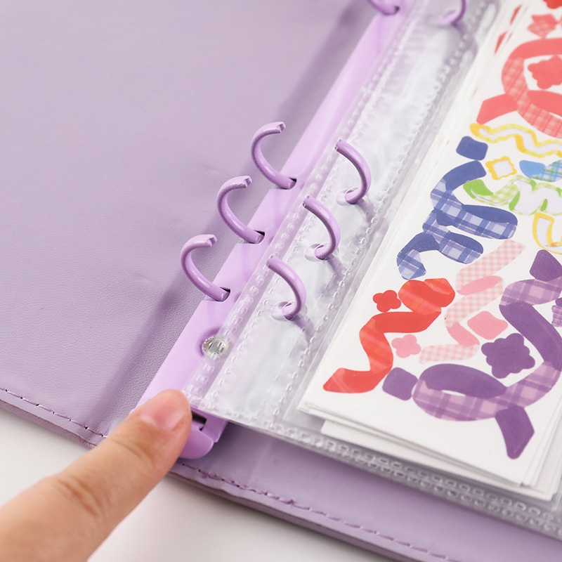 BINDER BÌA DA A5 KÈM 10 SHEET