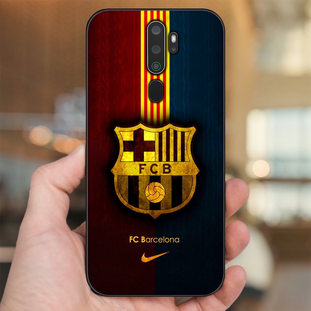 Ốp lưng Oppo A5 2020, A9 2020 viền đen in hình Barcelona Barca