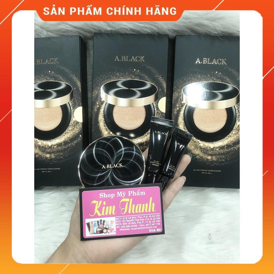 Set Phấn Nước ABlack Artistic Kèm Kem Lót, Kem Che Khuyết Điểm  02