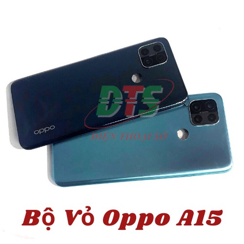 Full bộ vỏ Oppo A15 đen , xanh