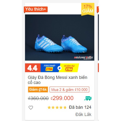 Giày Đá Bóng Cổ Cao Messi trắng đỏ