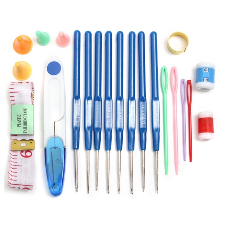 Bộ 52 dụng cụ kim móc len đầy đủ tiện lợi giá rẻ