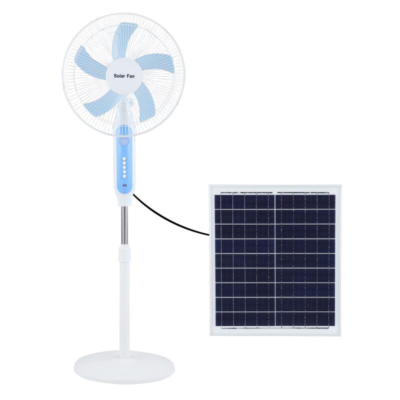 Quạt tích điện quạt sạc năng lượng mặt trời Solar Fan có pin chống chai 18000 mAh [ có bảo hành chính hãng 1 đổi 1]