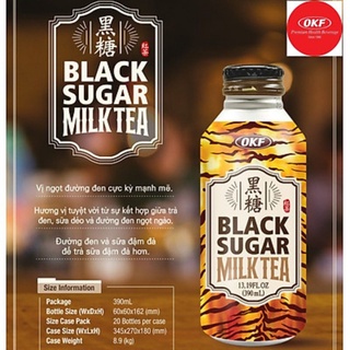 Trà Sữa Đường Đen OKF Hàn Quốc 390ml
