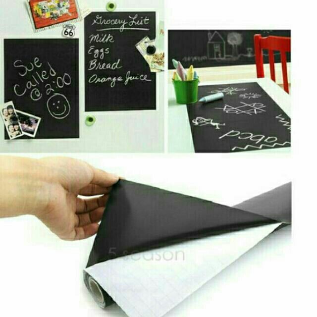 Decal bảng viết màu đen