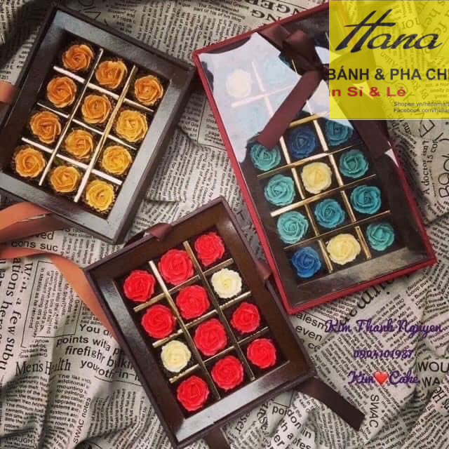 Hộp đựng socola mica trong 12 viên, 18 viên