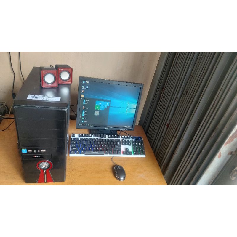 [Mã 1911ELSALE hoàn 7% đơn 300K] Full bộ máy tính văn phòng màn hình 17 inch đầy đủ phụ kiện tặng kèm loa vi tính | BigBuy360 - bigbuy360.vn