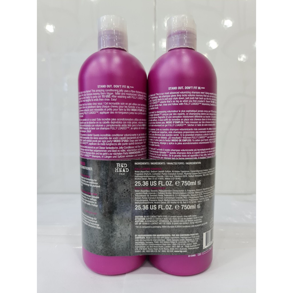 Bộ Dầu Gội Dầu Xả Tigi Bed Head Rehab For Hair 750ml